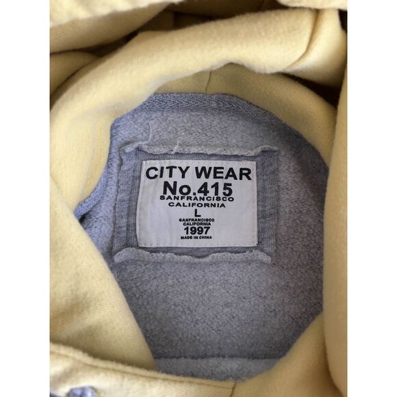 City Wear San Francisco Colorblock Hoodie – Size L, Excellent Condition - Picture 3 of 3